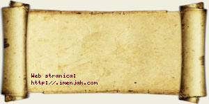 Bojana Pejović vizit kartica